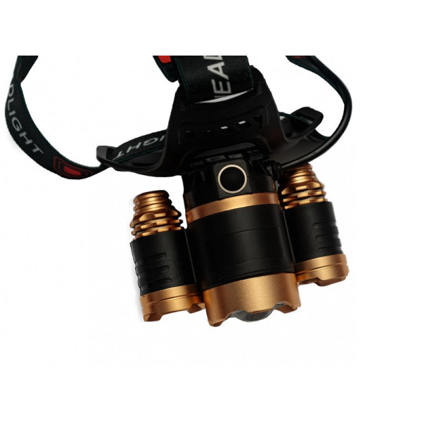 Фонарь LED Налобный 4W IP44, 4 режима работы LUXEL Арт.TR-06