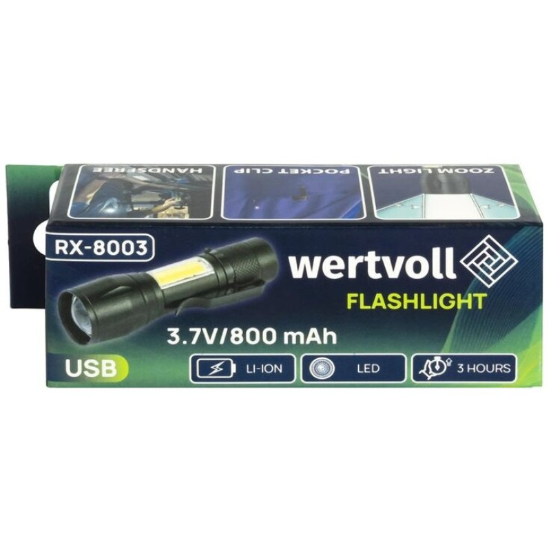 Ліхтар WERTVOLL RX-8003 Арт.RX-8003