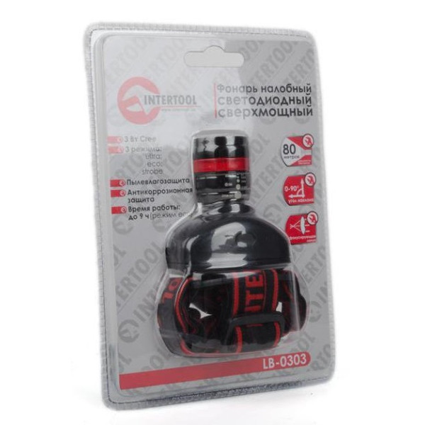 Фонарь налобный LB-0303 3-А Арт.002560