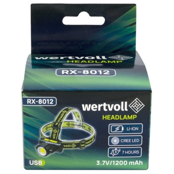 Фонарь налобный WERTVOLL 3W СREE RX-8012 Арт.RX-8012