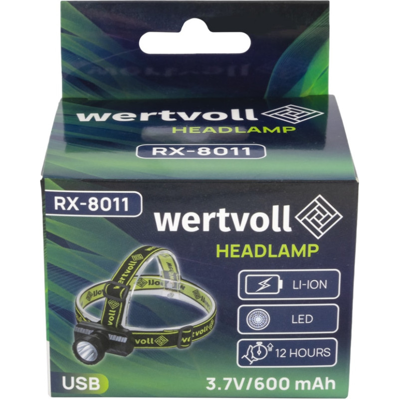Ліхтар налобний WERTVOLL RX-8011 Арт.RX-8011