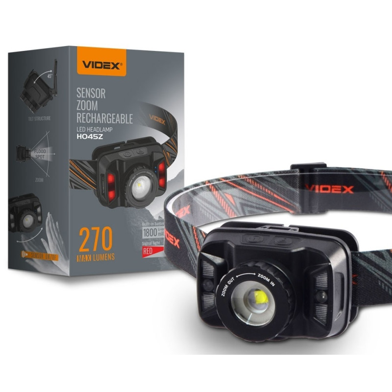Фонарь налобный светодиодный VLF-H045Z 270 VIDEX Арт.26570