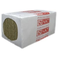 Вата 50 Плита 50х600х1000 30кг/м3 6,0м.кв NOVO TERM/Izovat Арт.211021