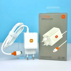 Мережевий зарядний пристрій Xiaomi GaN 120W USB-C 2 in1 + data cable Type-C Арт.44684