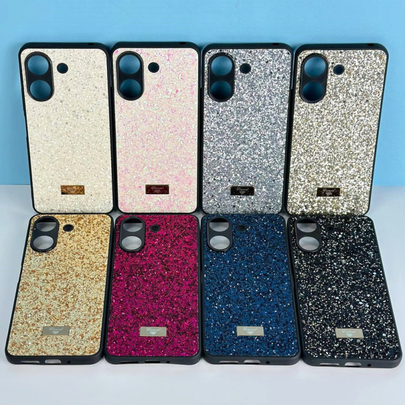 Чехол накладка Bling Grainy Diamond Separate Camera Xiaomi Redmi 12 4G-Redmi 12 5G Ат.46661