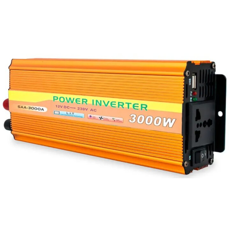 Перетворювач напруги/інвертор 12/220V AC/DC 3000W 12V SSK Арт.36243