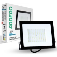 Прожектор світлодіодний Ardero LL-1100ARD 100W 9000Lm 6500К чорний Арт.005534