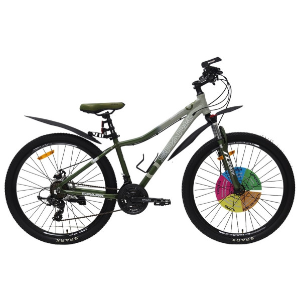 Велосипед SPARK NEW MONTERO 27.5" ал15"ам лок-аут диск вывод светло-серый Арт.198063