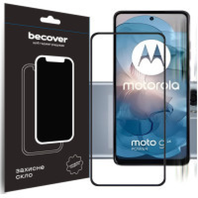 Защитное стекло BeCover Motorola Moto G24/G24 Power Black Арт.U0906309