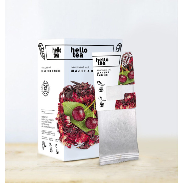 Чай Hello Tea "Безумная вишня" (уп/20пак)
