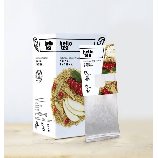 Чай Hello Tea "Липа-Бузина" (уп/20пак)