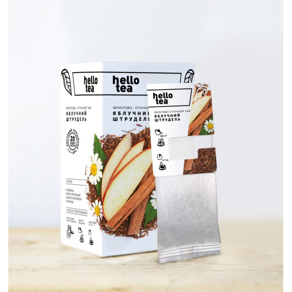 Чай Hello Tea "Яблучний штрудель" (уп/20пак)