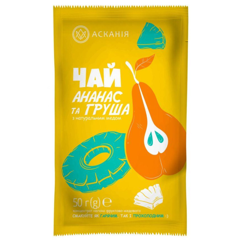 Чай-сашет "Ананас та груша" 50гр