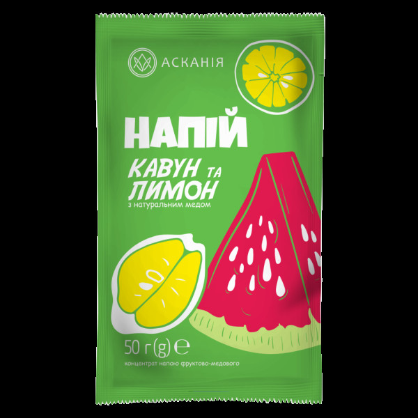 Напій-сашет " Кавун та лимон " 50гр(АС13)