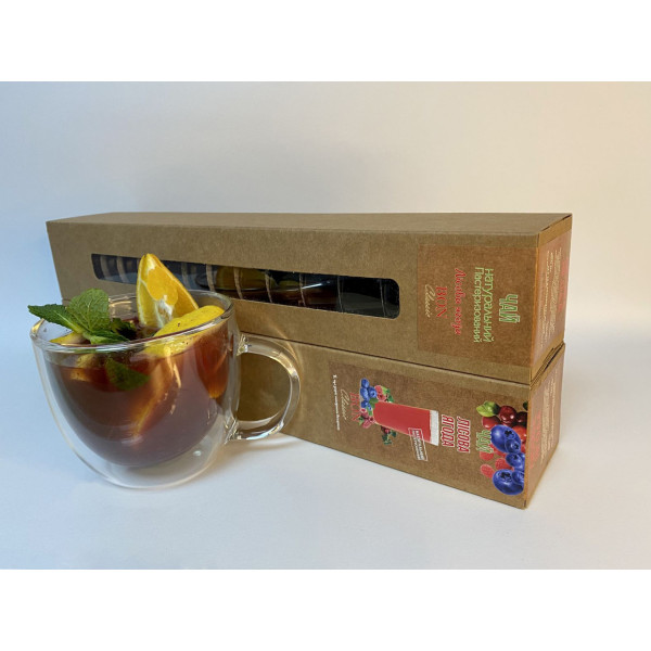 Чай порційний "Лісова ягода" 15 шт в тубусі