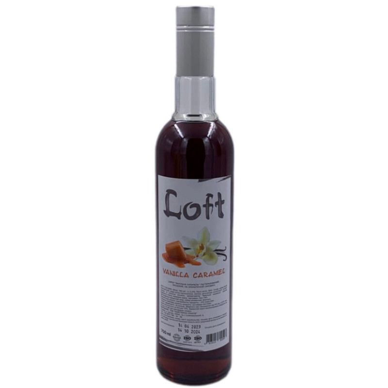 Сироп Ванільна Карамель 0,7л Loft
