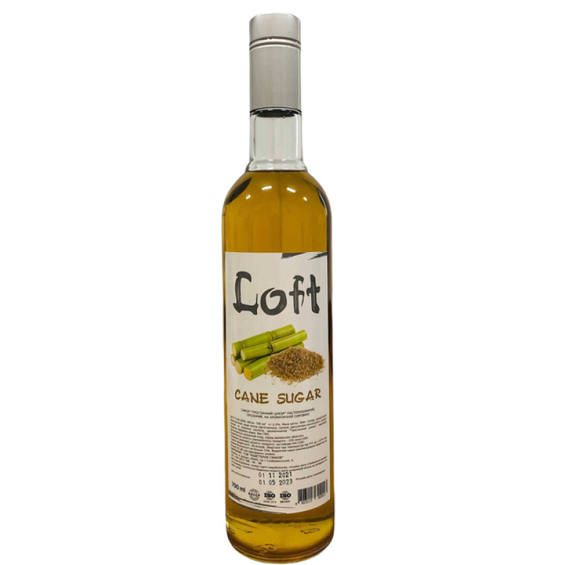 Сироп Тростинний цукор 0,7л Loft