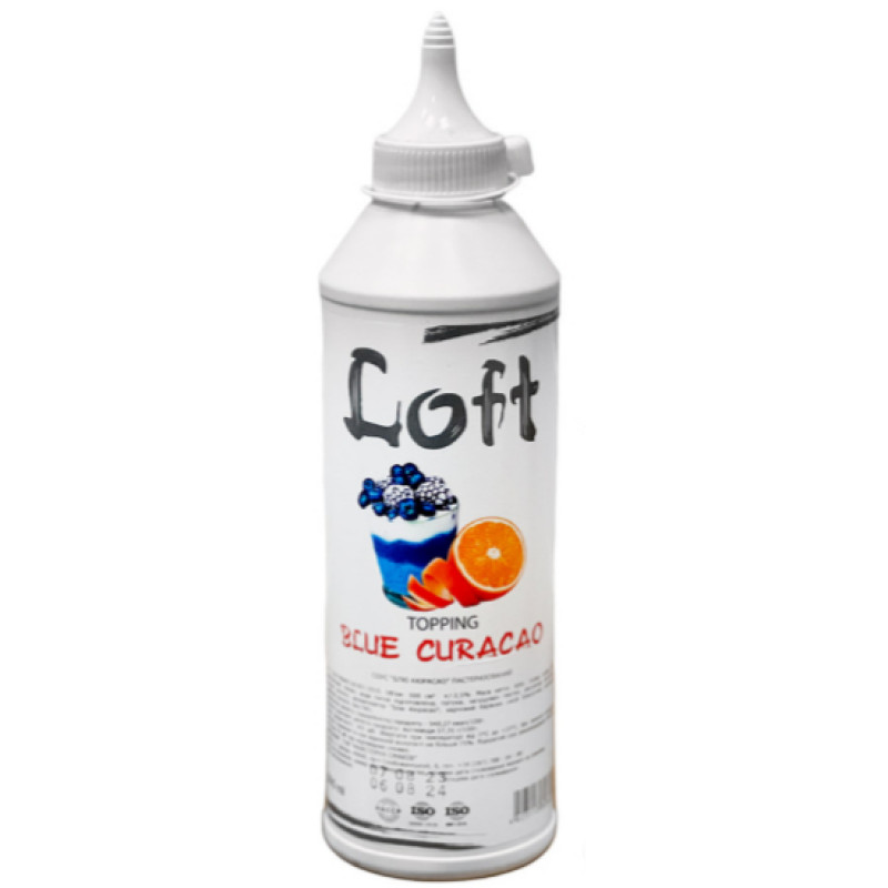 Топпінг Блю кюрасао 0,6кг 12бут/ящ Loft