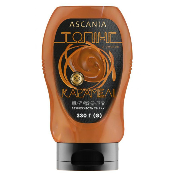 Топінг-пляшка Карамель 300мл (390гр) 10шт/ящ