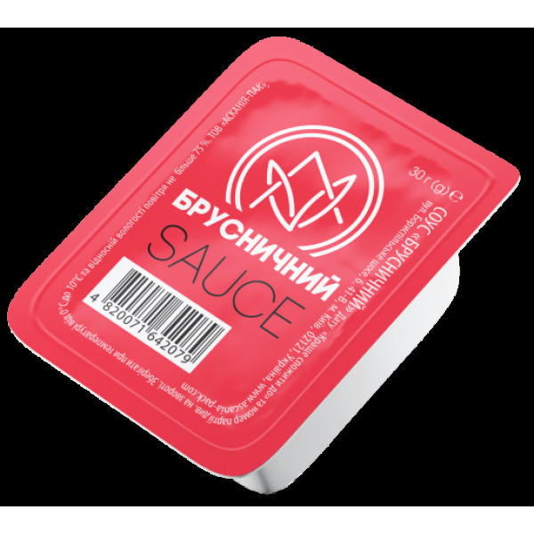 Порційний соус брусничний ДІП (48 шт)