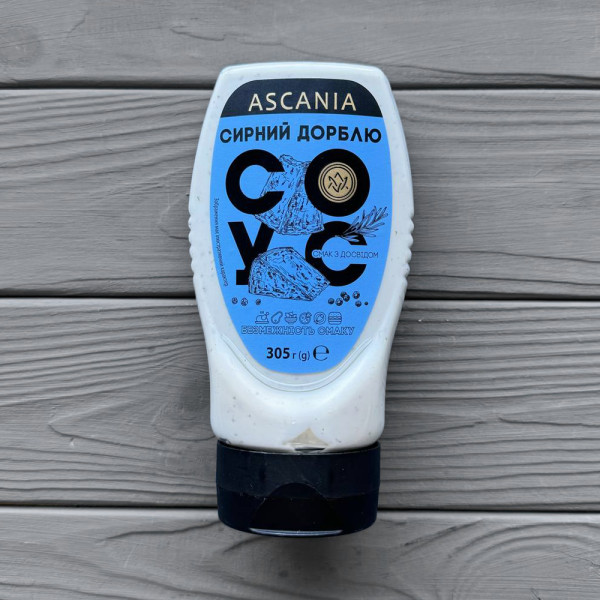 Соус-бутылка Сырный Дорблю 300 мл (305гр) (10шт/ящ)
