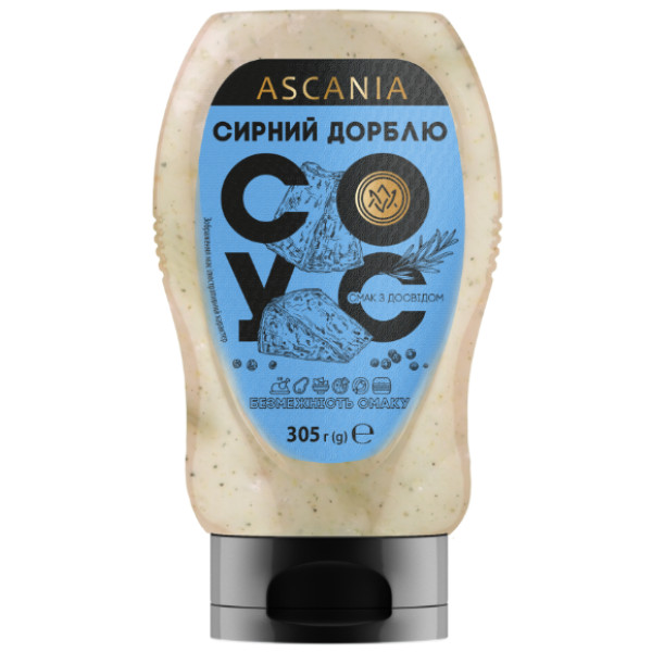 Соус-бутылка Сырный Дорблю 300 мл (305гр) (10шт/ящ)
