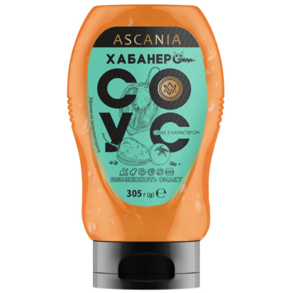 Соус-бутылка Хабанеро 300 мл (305гр) (10шт/ящ)
