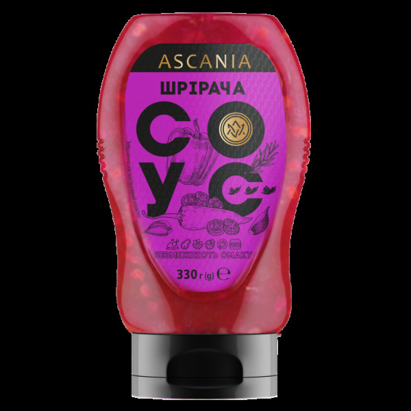 Соус-пляшка Шрірача 300мл (330гр) (10шт/ящ)(17-098)