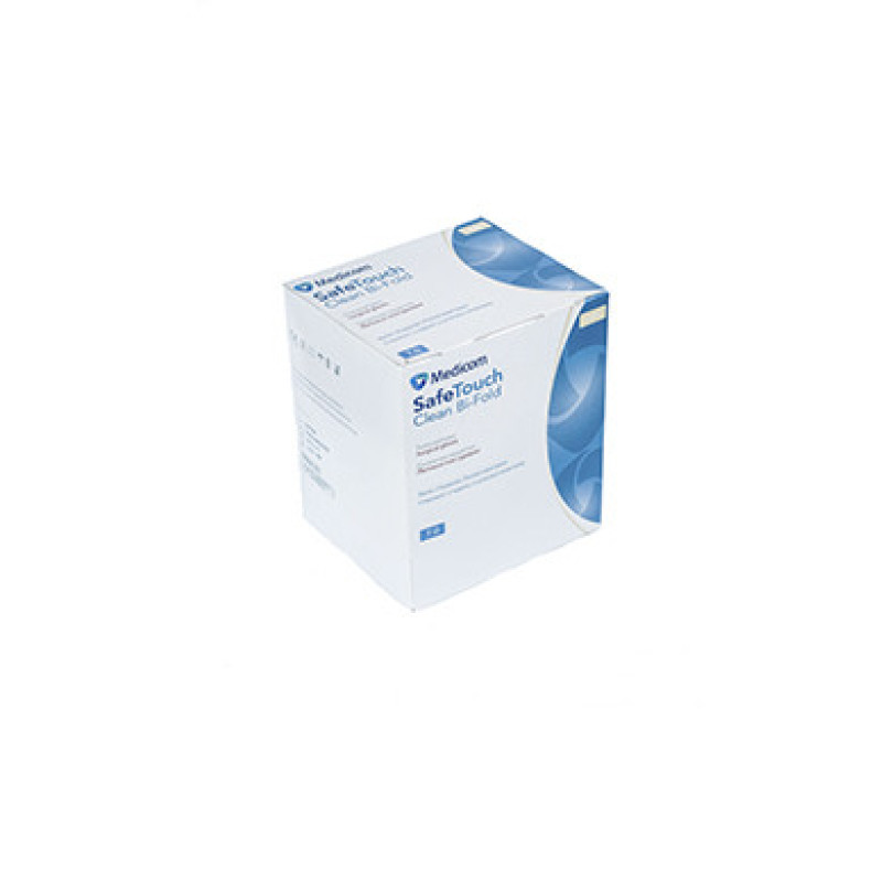 Хірургічні рукавички SafeTouch® Clean Bi-Fold - стерильні, опудрені