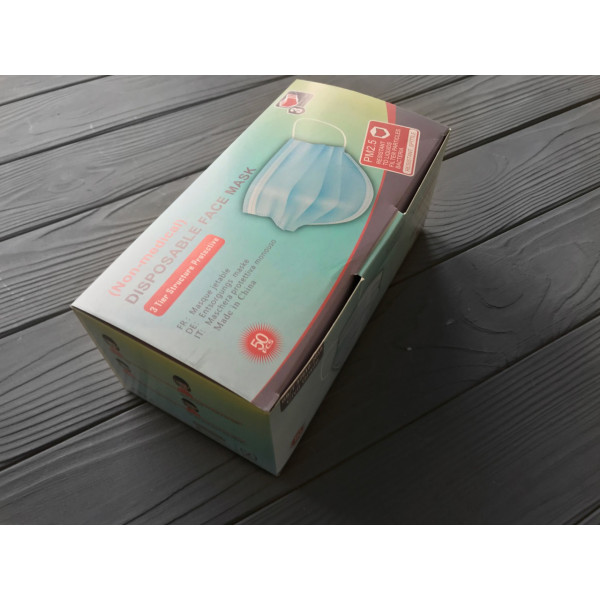 Маска медична 3-х шарова