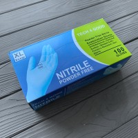 Перчатки нітрилові Tech4Good сині розмір XL (100шт/уп)