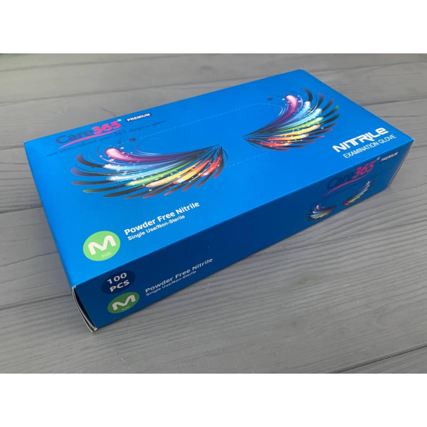 Рукавички Nytrilex блакитні M (100шт/уп) нестерильні