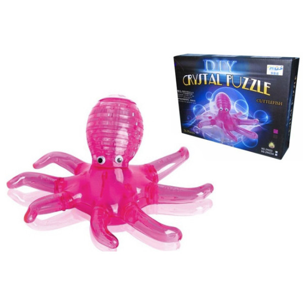 3D пазлы кристалл Осьминог 29023A со светом
