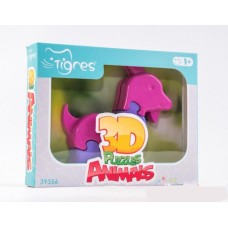 Іграшка розвиваюча 3D пазли Тварини 39356, 3 види