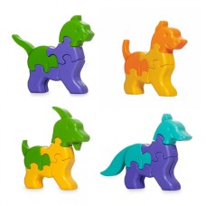 Іграшка розвиваюча 3D пазли - Тварини 39355T, 4 іграшки в наборі