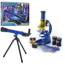 Детский набор микроскоп и телескоп CQ-031 с линзами