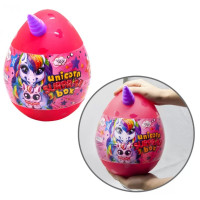 Набір для творчості в яйці "Unicorn Surprise Box" USB-01-01U для дівчинки  Рожевий (USB-01-01U(P))