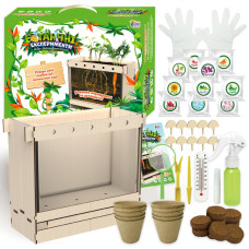 Ботанічні експерименти 70228 ґрунт, бокс, рукавички, клей (70228)