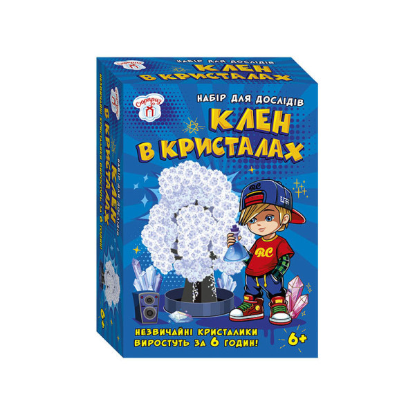 Набір для експериментів Клен у кристалах 10114180 білий (10114180)