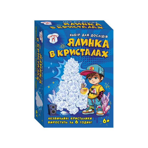 Набір для експериментів Ялинка в кристалах 10114178 біла (10114178)