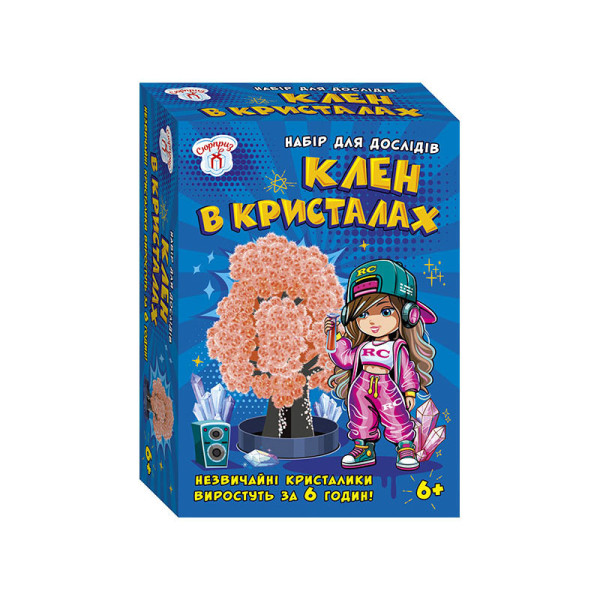 Набір для експериментів Клен у кристалах 10114182 персиковий (10114182)