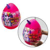 Набор для творчества в яйце "Unicorn WOW Box" UWB-01-01U для девочек Розовый(UWB-01-01U(P))