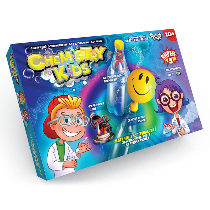 Дитячий набір для проведення дослідів CHEMISTRY KIDS CHK-02