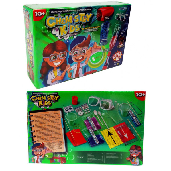 Дитячий набір для проведення дослідів CHEMISTRY KIDS CHK-01