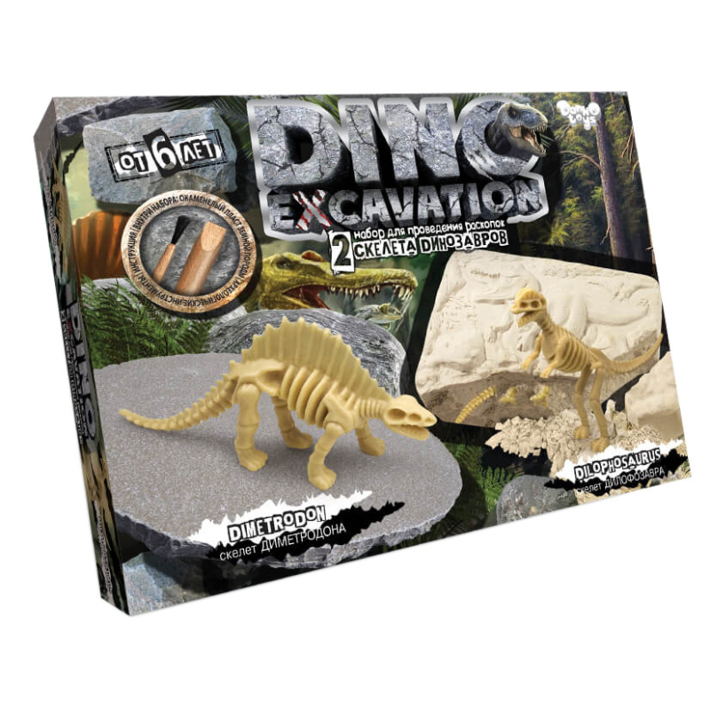Дитячий набір для проведення розкопок динозаврів DINO EXCAVATION DEX-01