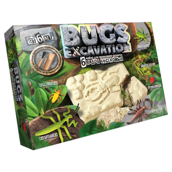 Ігровий набір для проведення розкопок Жуки "Jewels Excavation" 7582DT, 6 жуків