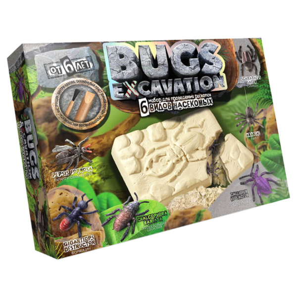 Ігровий набір для проведення розкопок Жуки "Jewels Excavation" 7582DT, 6 жуків