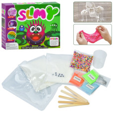 Детский набор творчества "Сделай лизуна" MK 5517 формочка, стакан, палочки, пенопластовые шарики(MK 5517)