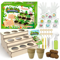 Ботанические эксперименты 26072 подставка, грунт, семена(26072)
