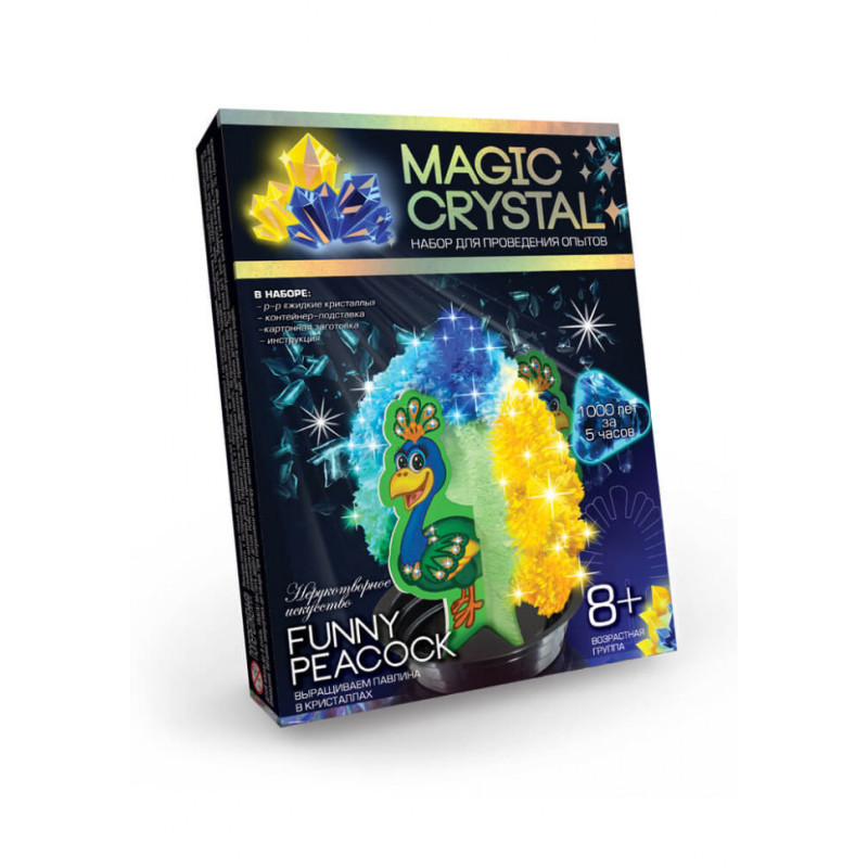 Дитячий набір для проведення дослідів "MAGIC CRYSTAL" OMC-01-01 безпечний